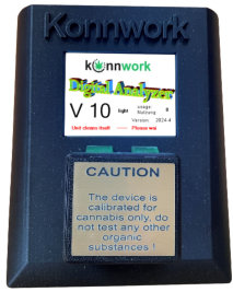  THC Gehalt bestimmen und Messen Analyzer V10 Light
